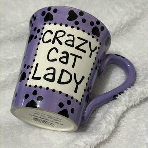 Crazy Cat Lady Purple Mug